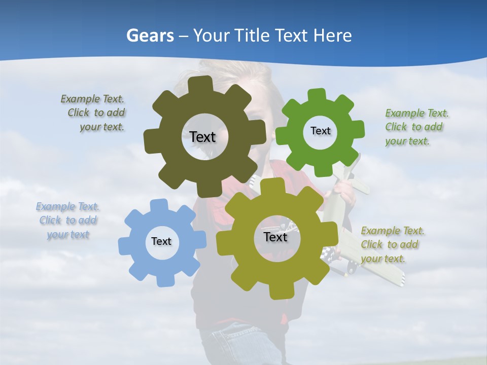 Into The Wind PowerPoint Template