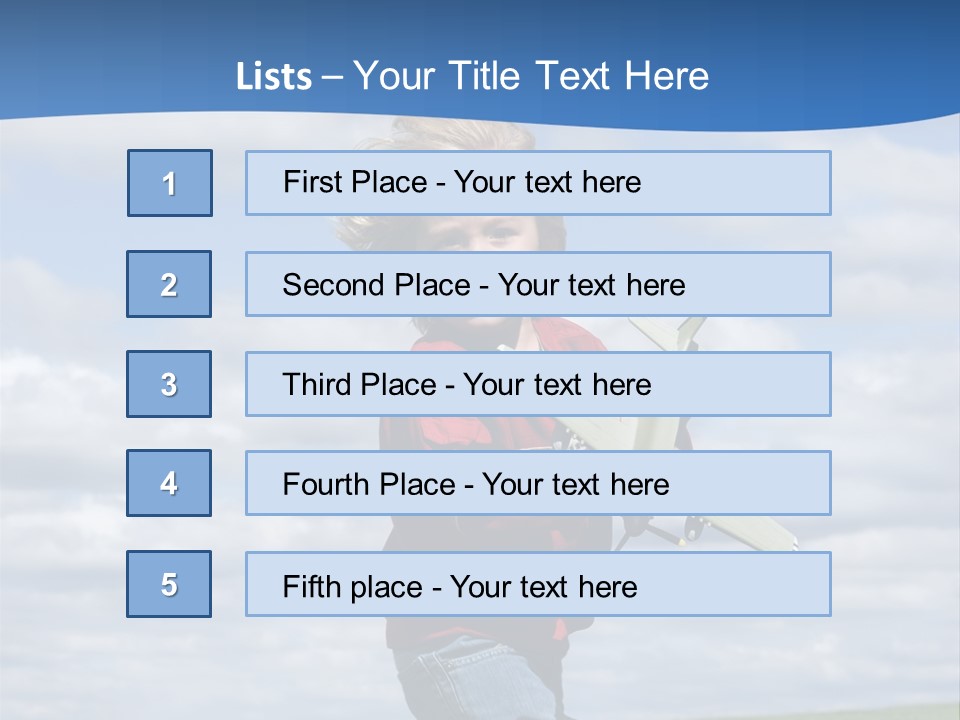 Into The Wind PowerPoint Template