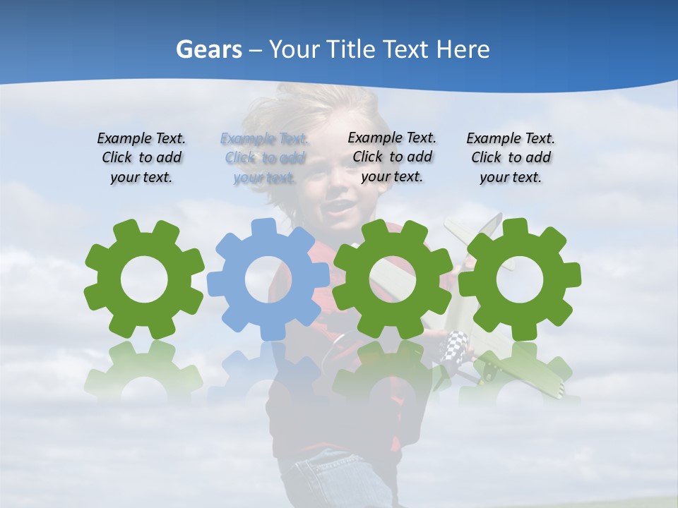 Into The Wind PowerPoint Template