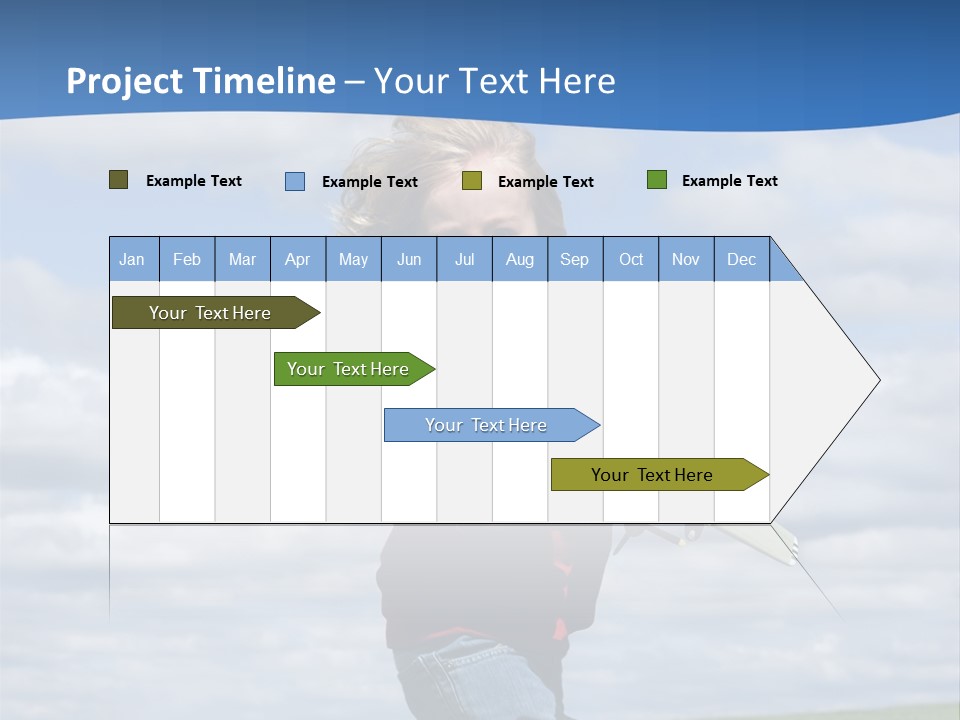Into The Wind PowerPoint Template