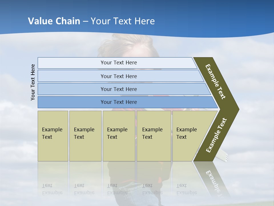 Into The Wind PowerPoint Template
