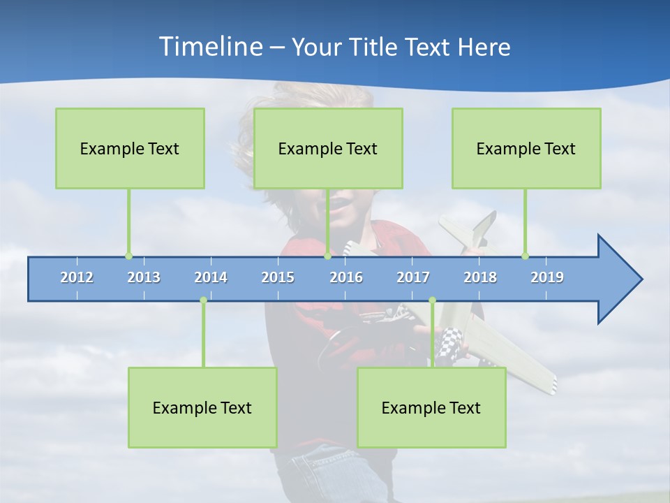 Into The Wind PowerPoint Template