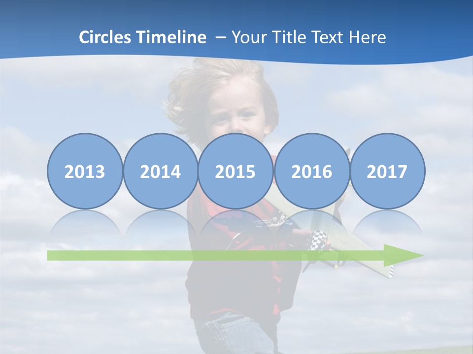 Into The Wind PowerPoint Template