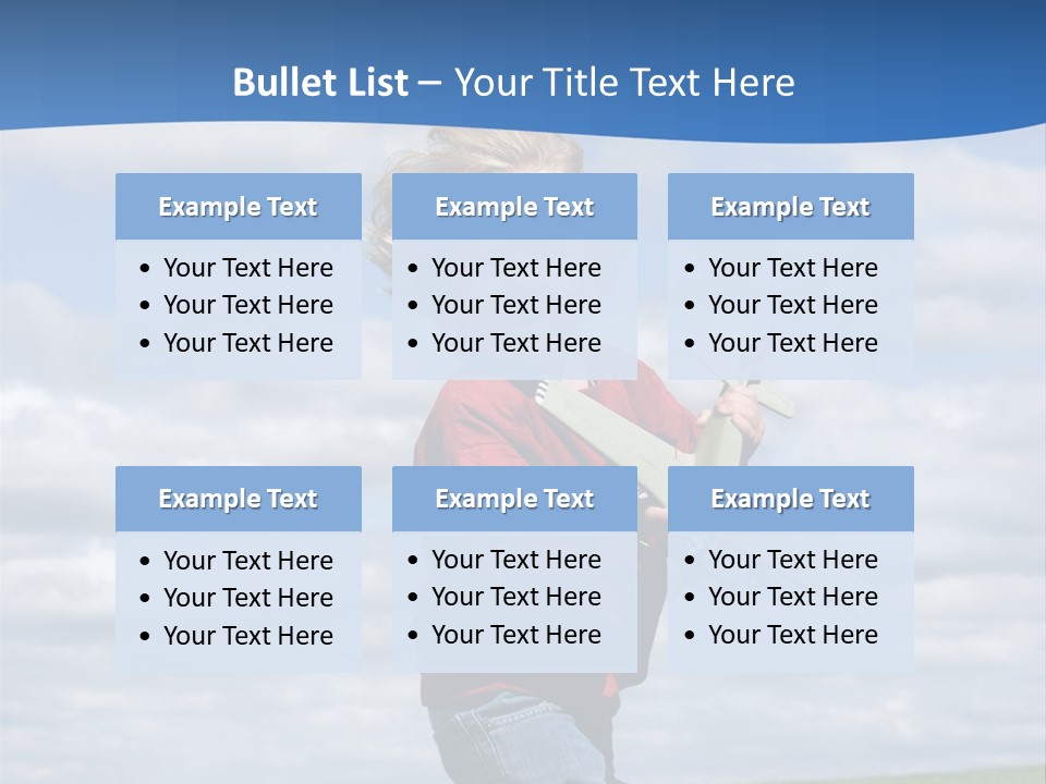 Into The Wind PowerPoint Template