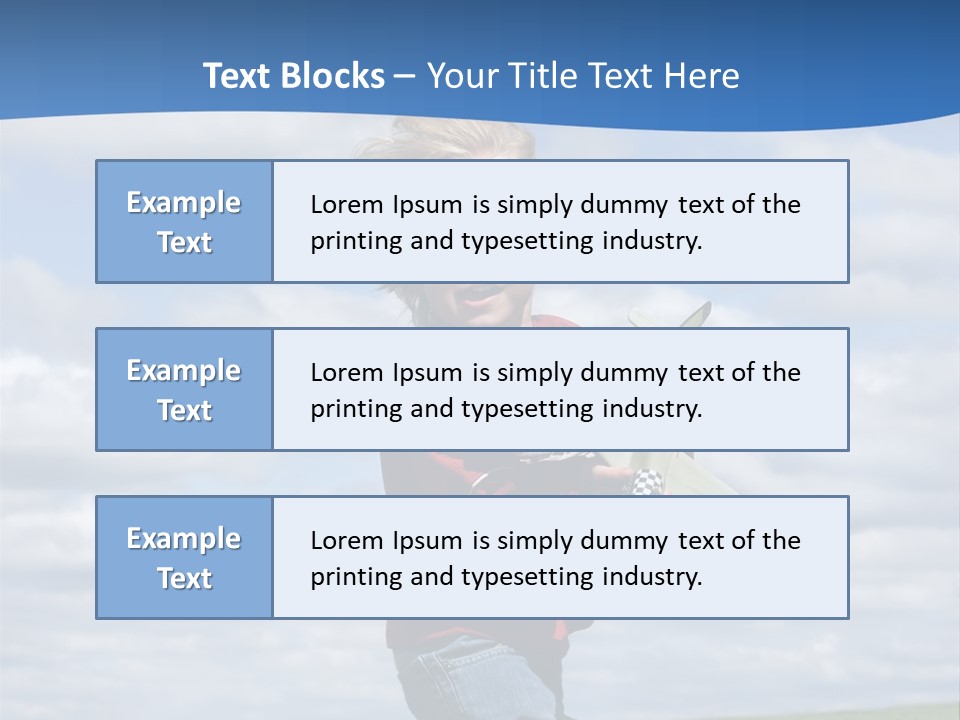 Into The Wind PowerPoint Template