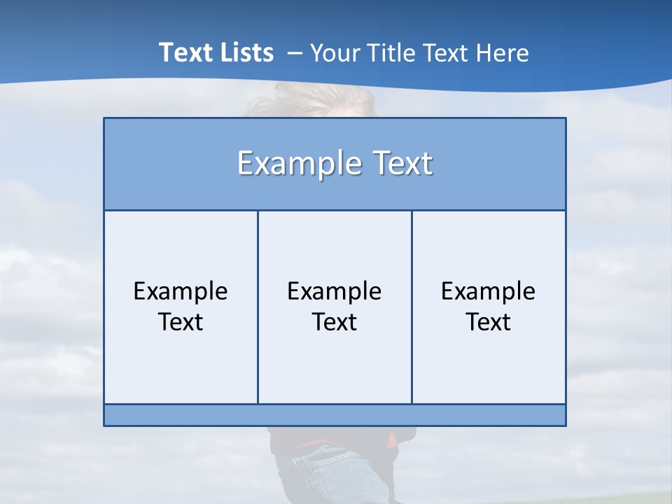 Into The Wind PowerPoint Template