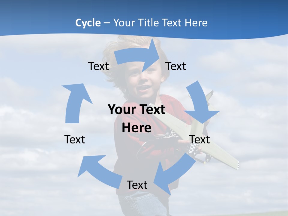 Into The Wind PowerPoint Template