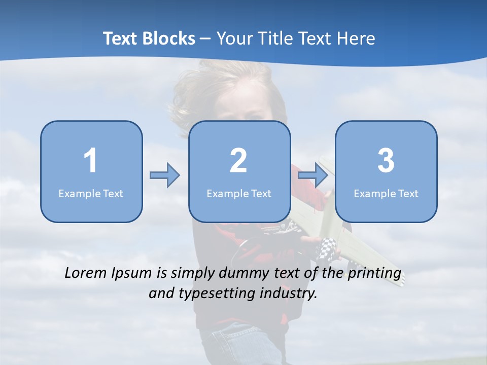 Into The Wind PowerPoint Template