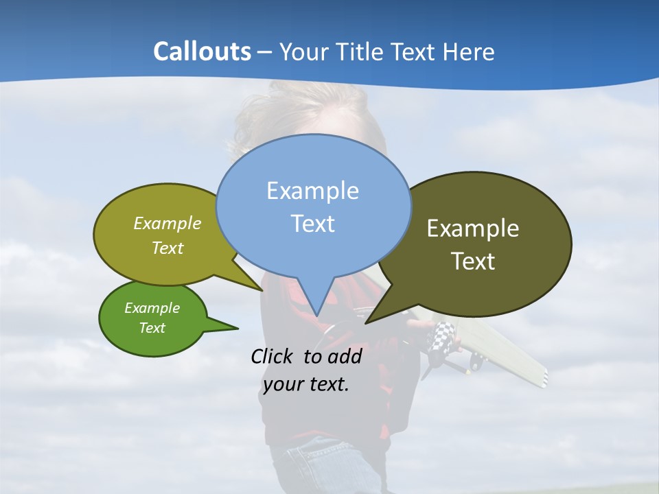 Into The Wind PowerPoint Template
