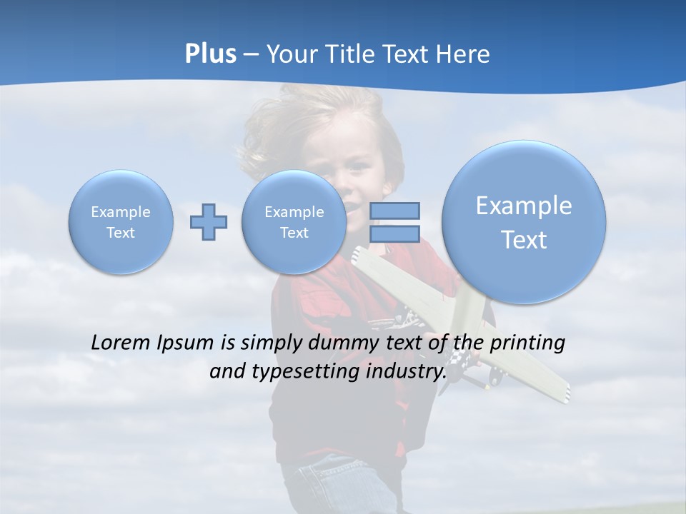 Into The Wind PowerPoint Template