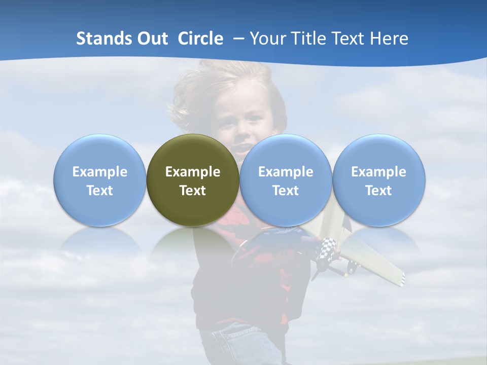 Into The Wind PowerPoint Template