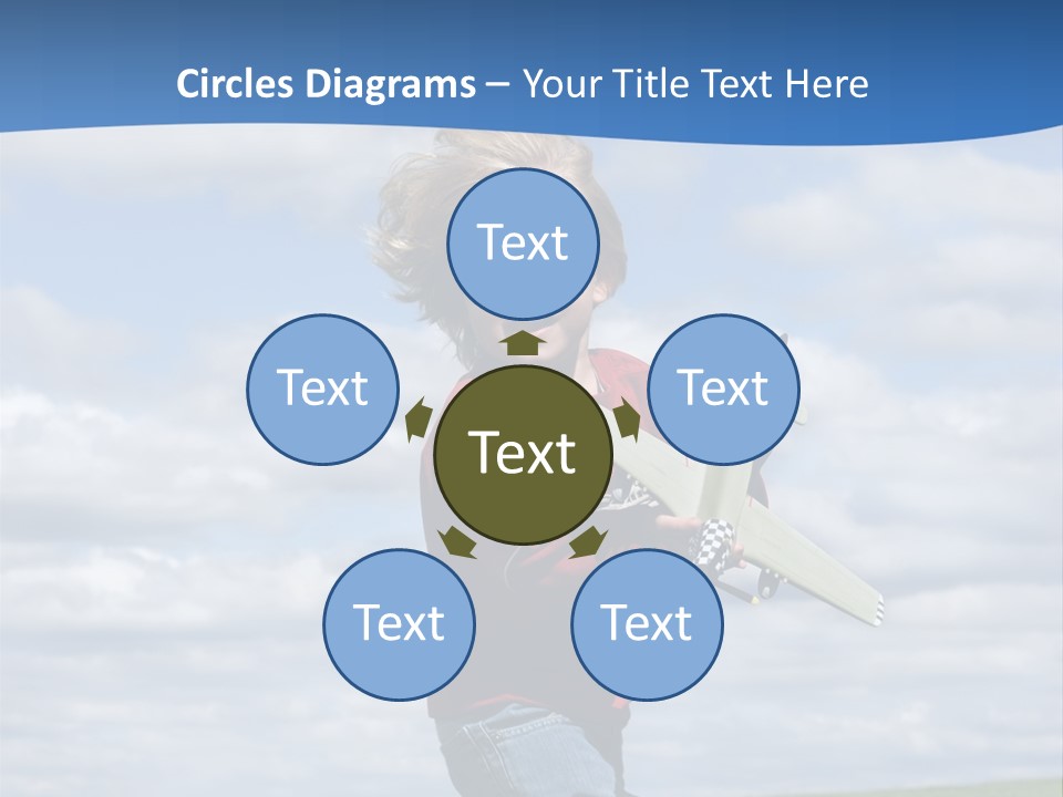 Into The Wind PowerPoint Template