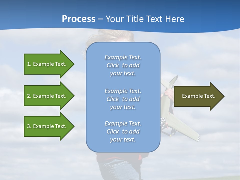 Into The Wind PowerPoint Template