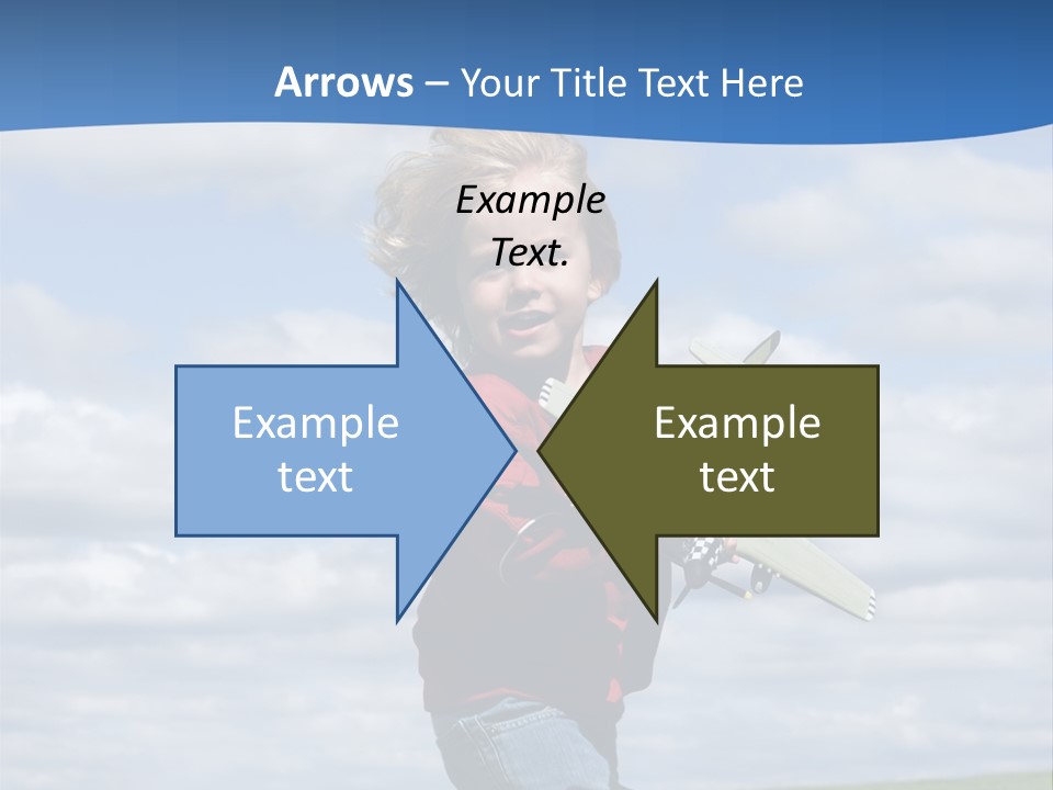 Into The Wind PowerPoint Template