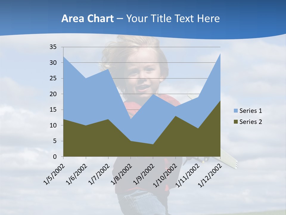 Into The Wind PowerPoint Template