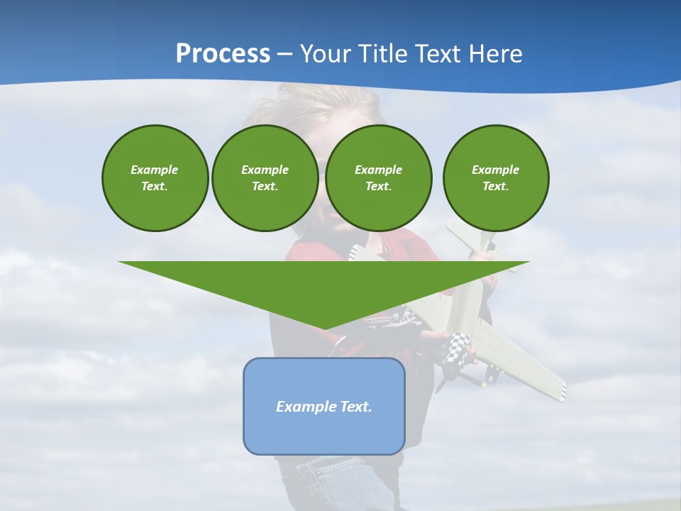 Into The Wind PowerPoint Template