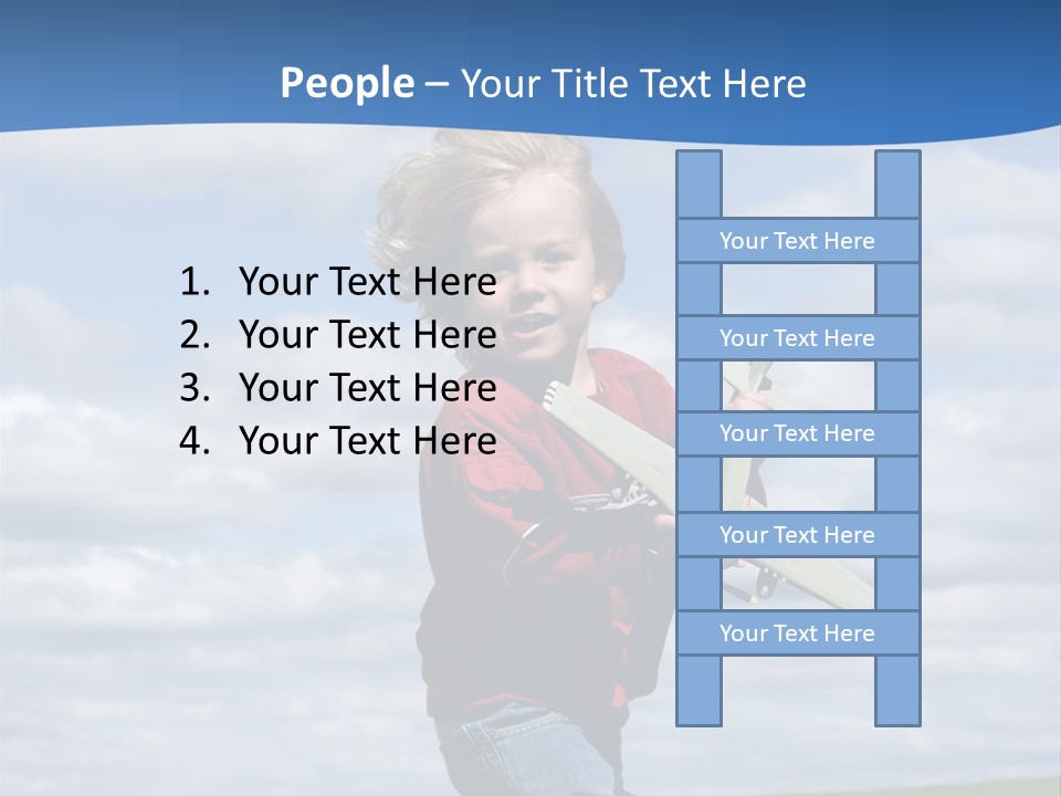 Into The Wind PowerPoint Template