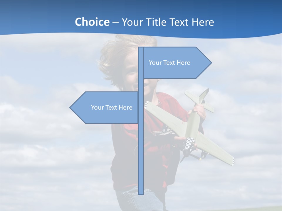 Into The Wind PowerPoint Template