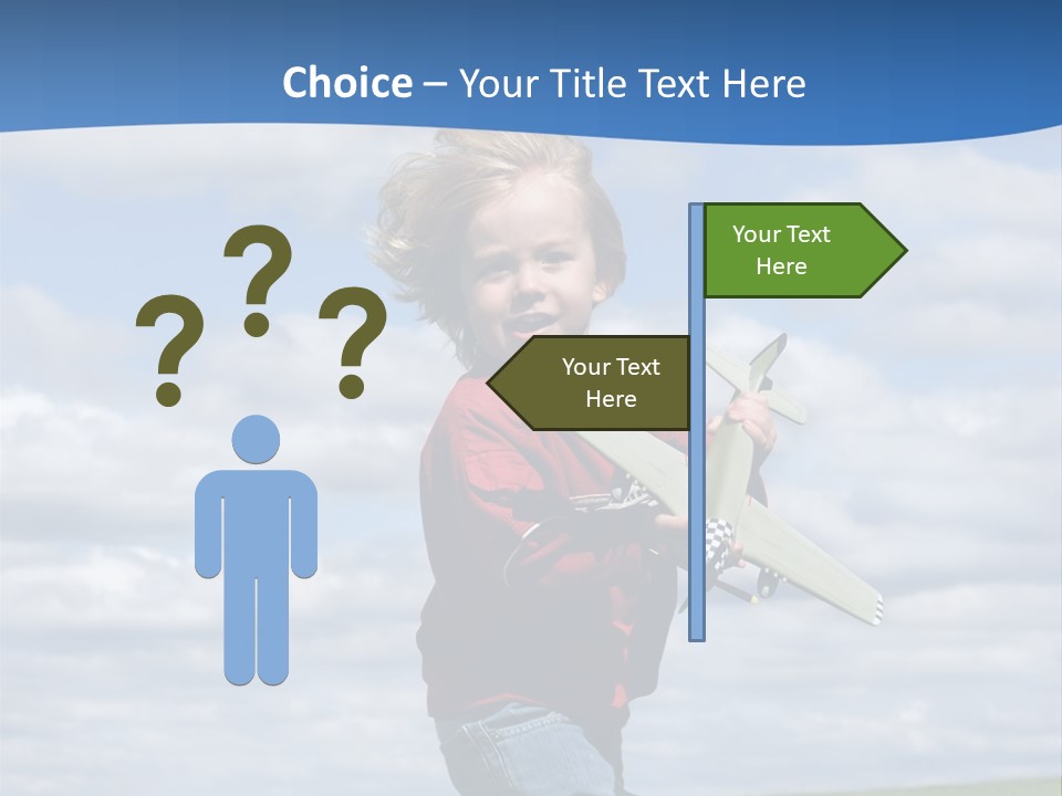 Into The Wind PowerPoint Template