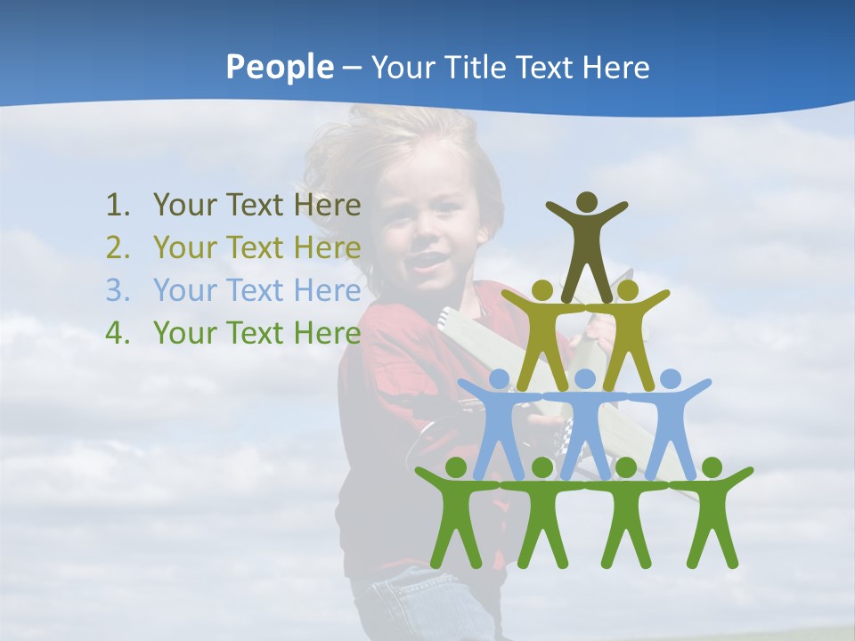 Into The Wind PowerPoint Template