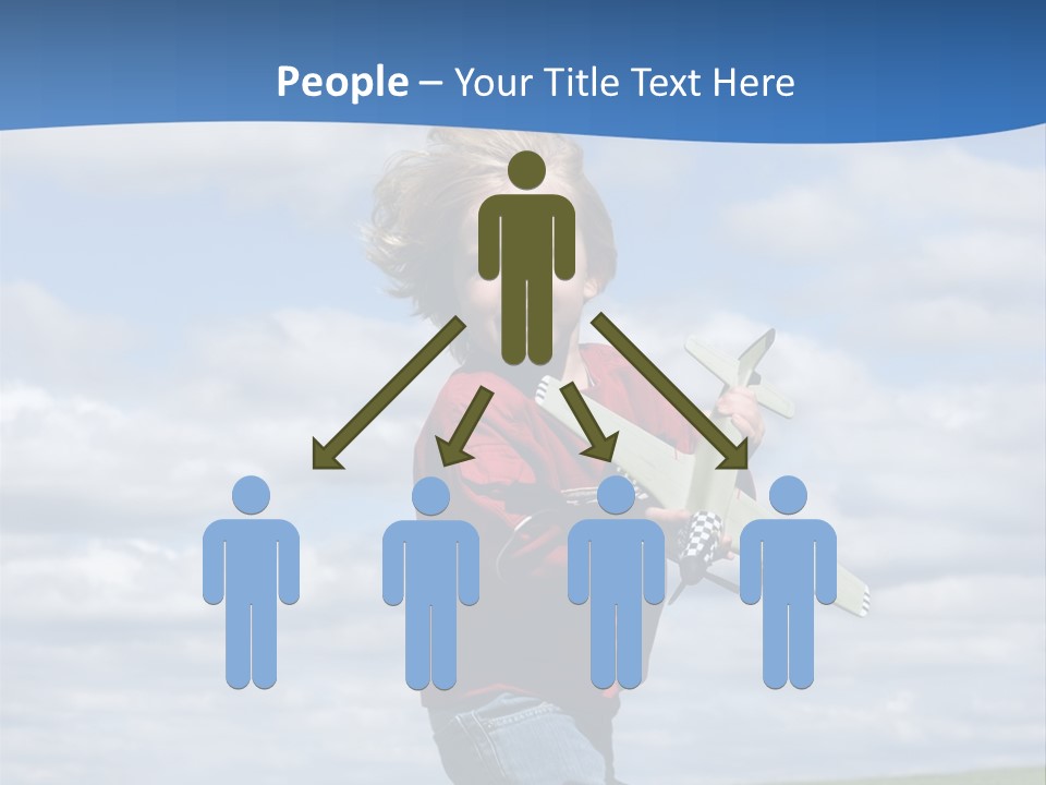 Into The Wind PowerPoint Template