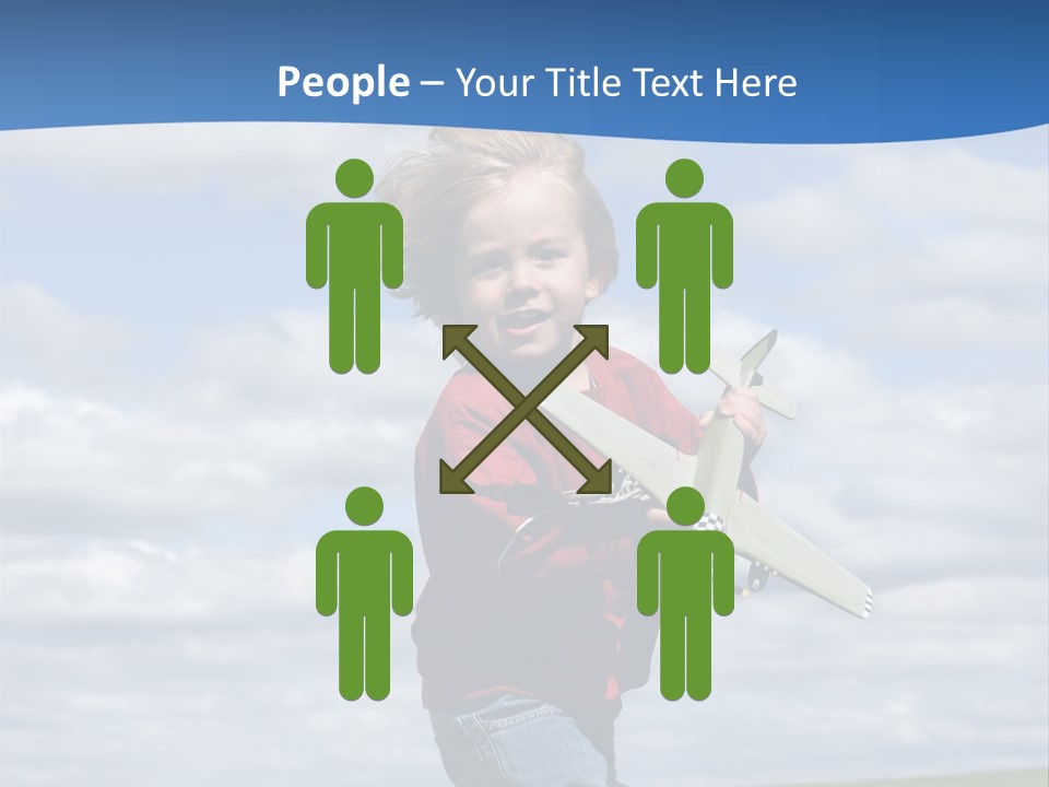 Into The Wind PowerPoint Template