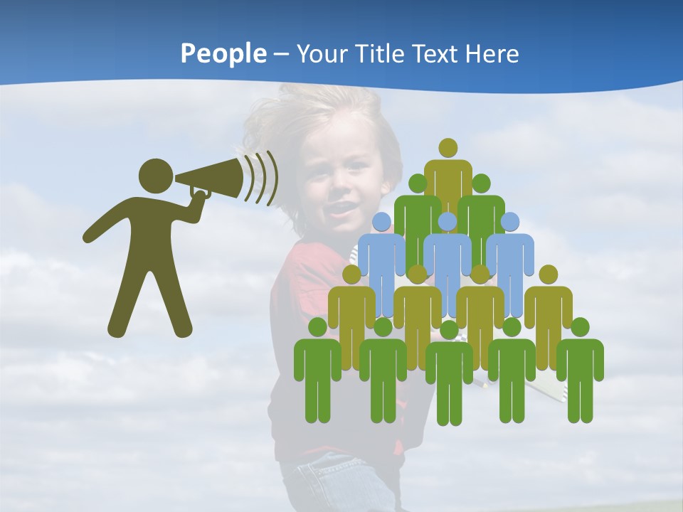 Into The Wind PowerPoint Template