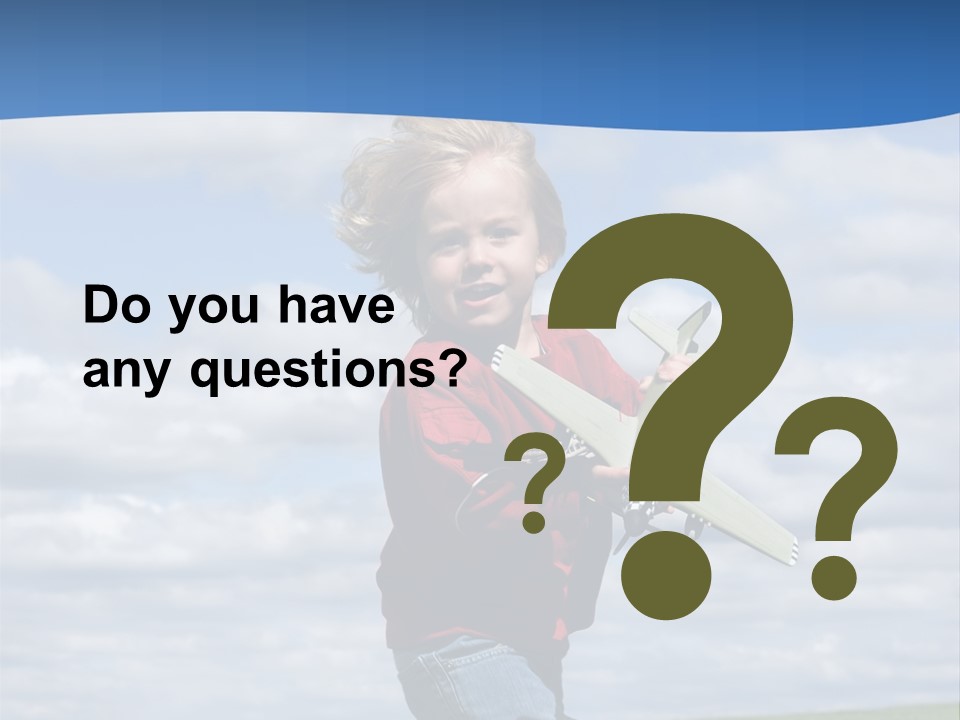 Into The Wind PowerPoint Template