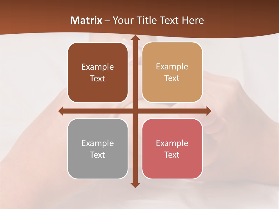 Female Hands Giving A Healthy Foot Massage PowerPoint Template