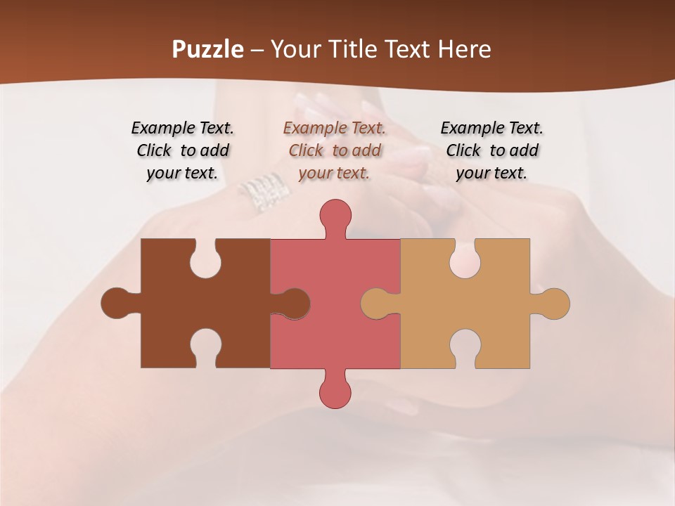 Female Hands Giving A Healthy Foot Massage PowerPoint Template