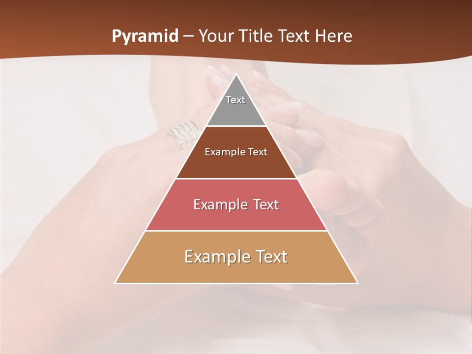 Female Hands Giving A Healthy Foot Massage PowerPoint Template