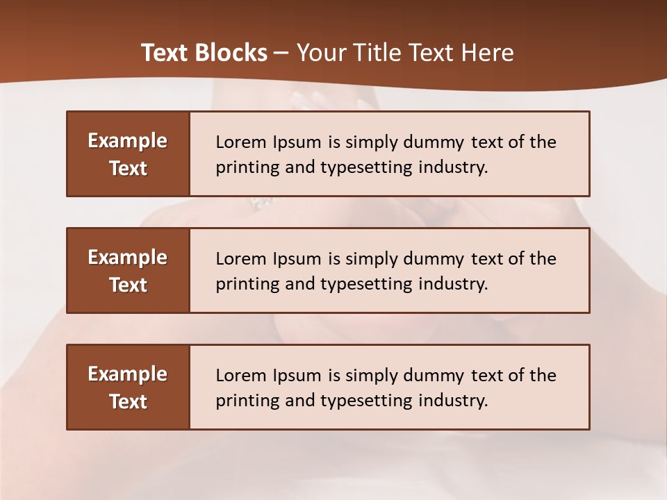 Female Hands Giving A Healthy Foot Massage PowerPoint Template