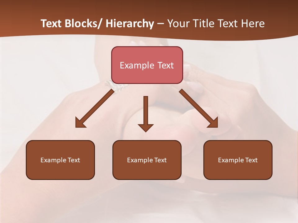 Female Hands Giving A Healthy Foot Massage PowerPoint Template