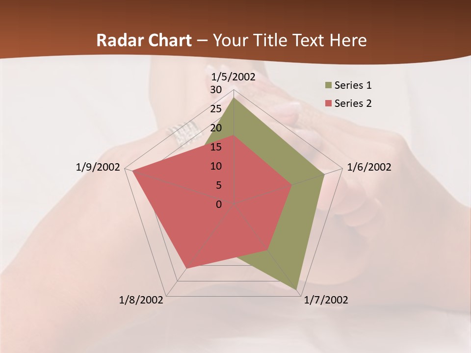 Female Hands Giving A Healthy Foot Massage PowerPoint Template