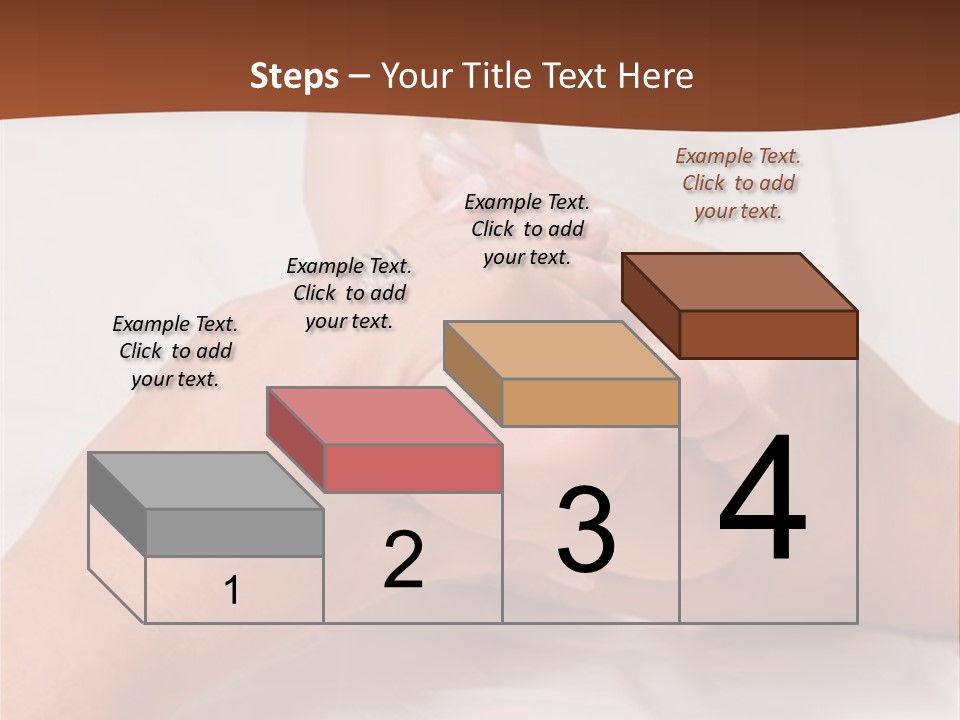 Female Hands Giving A Healthy Foot Massage PowerPoint Template