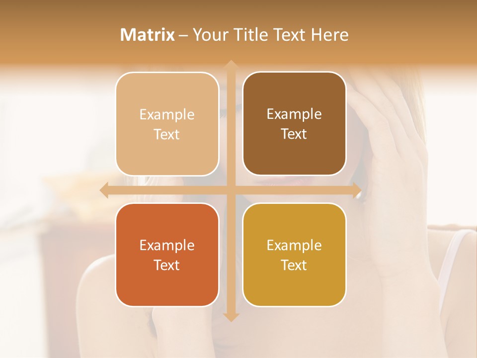 Attractive Woman PowerPoint Template