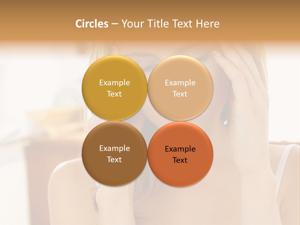 Attractive Woman PowerPoint Template