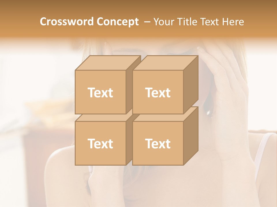 Attractive Woman PowerPoint Template