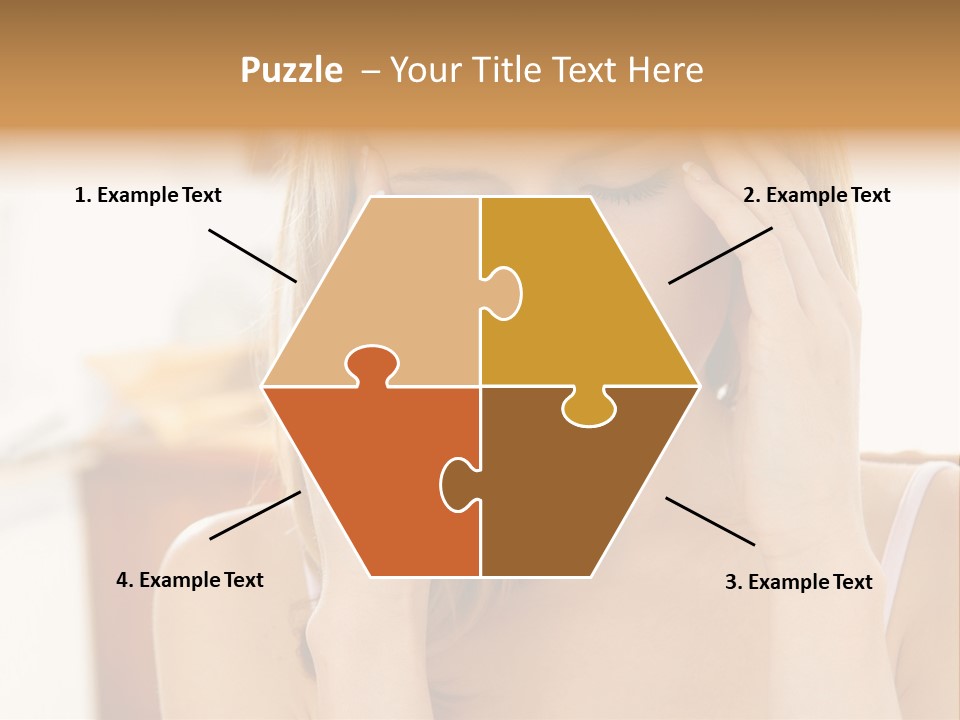 Attractive Woman PowerPoint Template