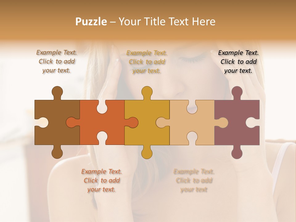 Attractive Woman PowerPoint Template