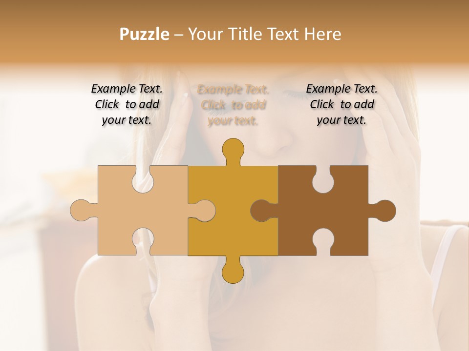 Attractive Woman PowerPoint Template