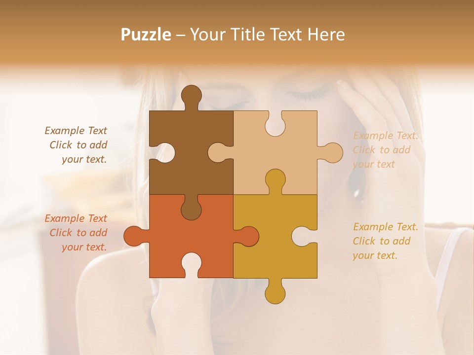 Attractive Woman PowerPoint Template