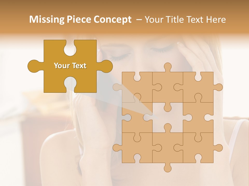 Attractive Woman PowerPoint Template