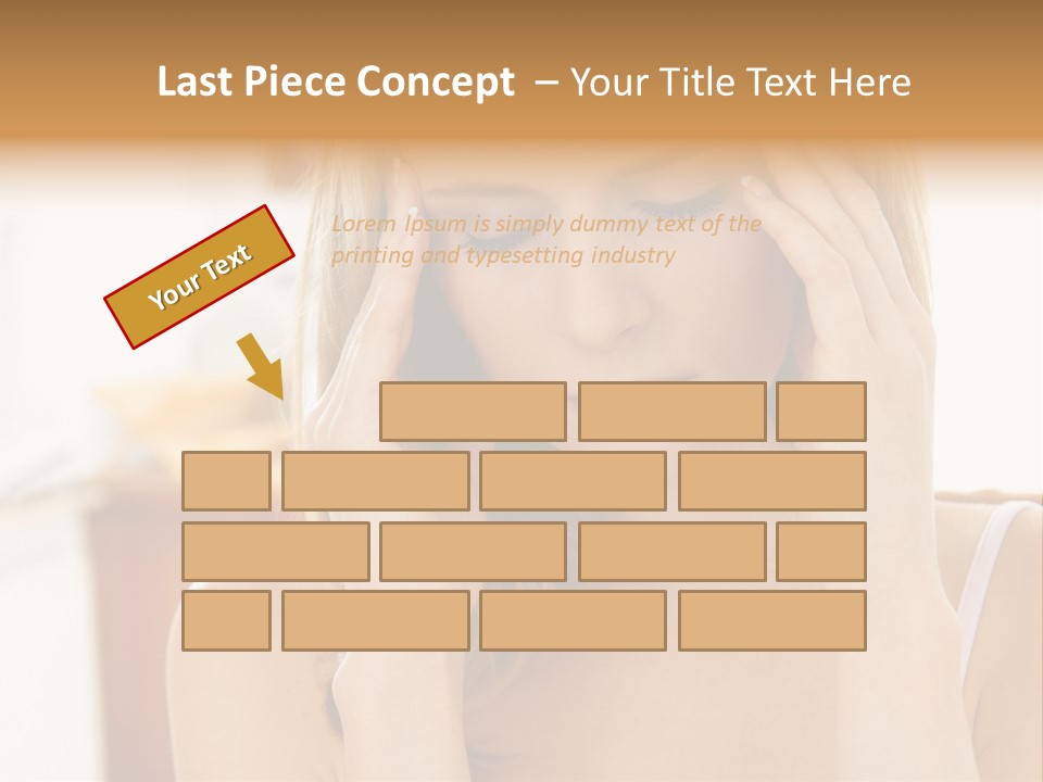 Attractive Woman PowerPoint Template