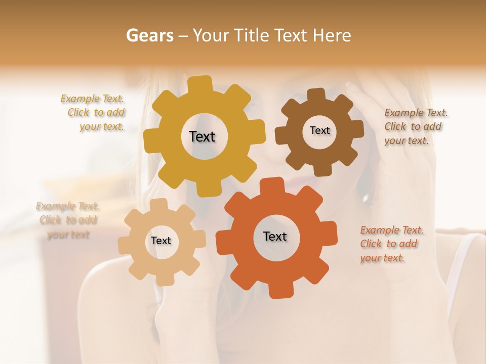 Attractive Woman PowerPoint Template