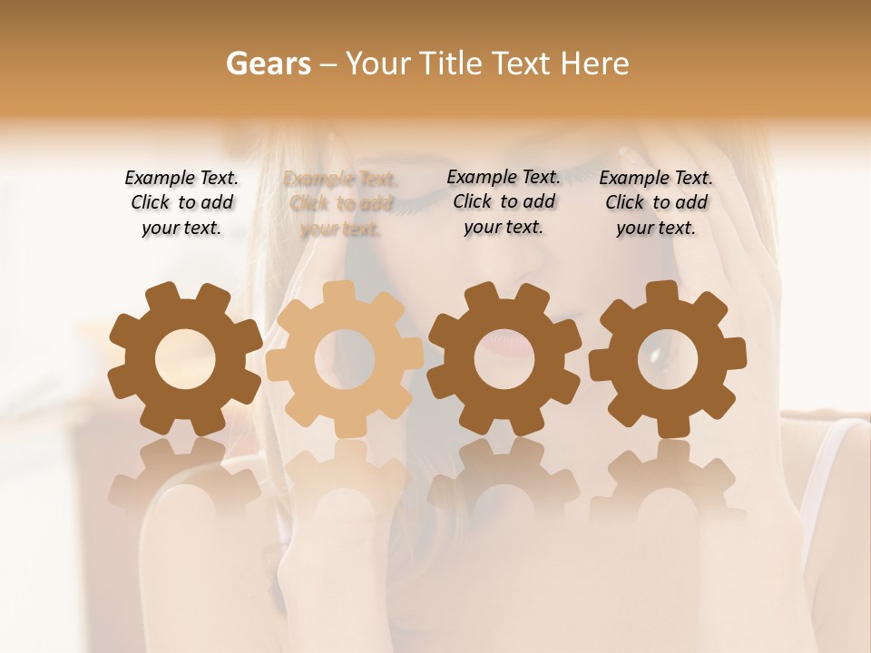 Attractive Woman PowerPoint Template