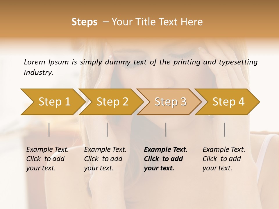 Attractive Woman PowerPoint Template