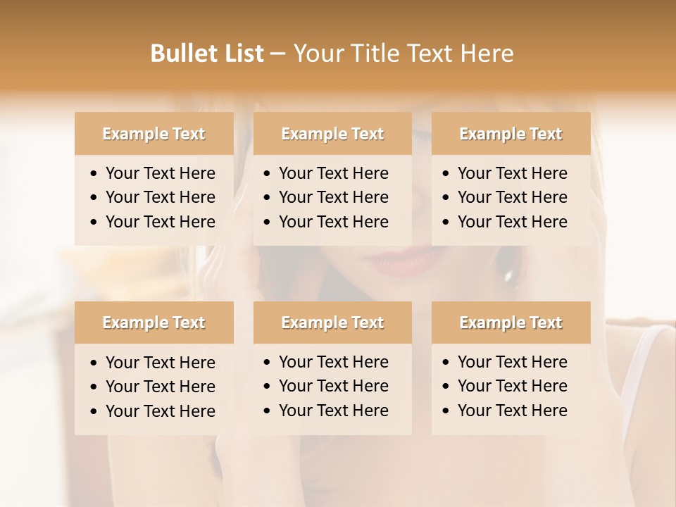 Attractive Woman PowerPoint Template