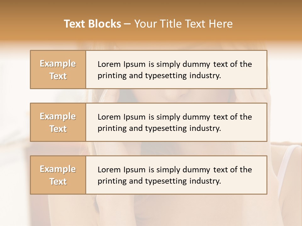 Attractive Woman PowerPoint Template