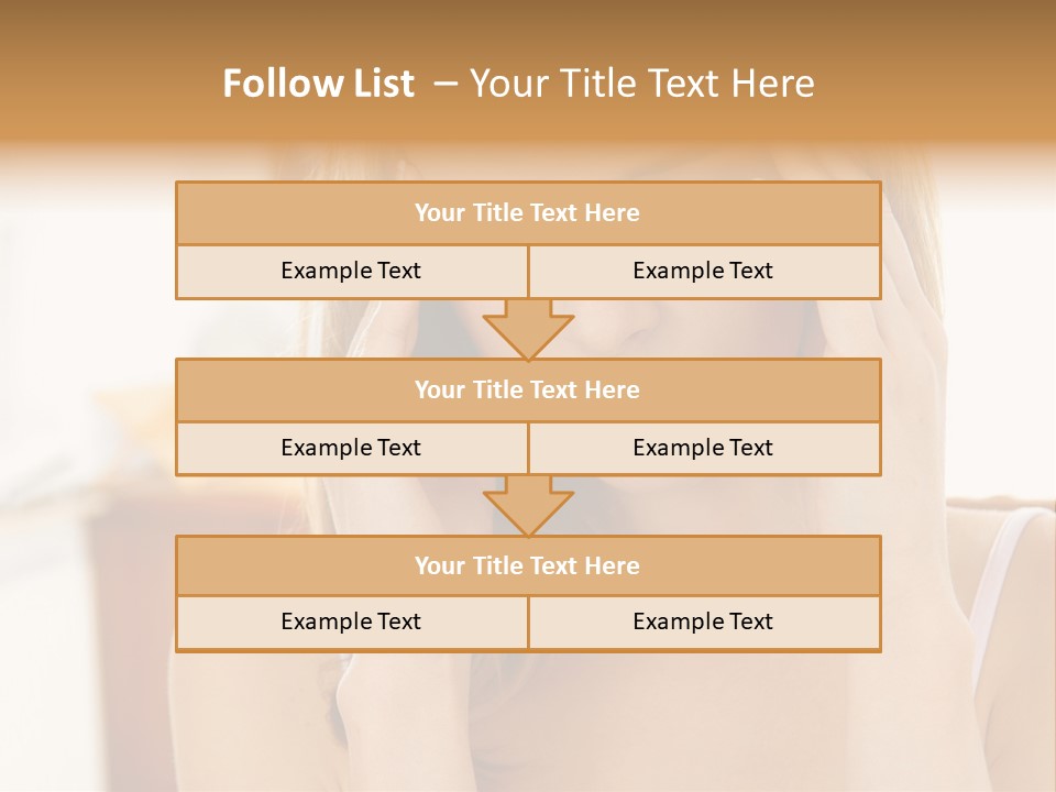 Attractive Woman PowerPoint Template